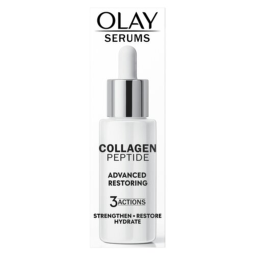 Olay Collagen Peptide Serum for Face. Anti Ageing Restoring Skincare 40ml