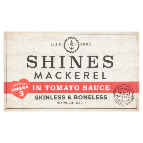 Shines Mackerel in Tomato Sauce 125g