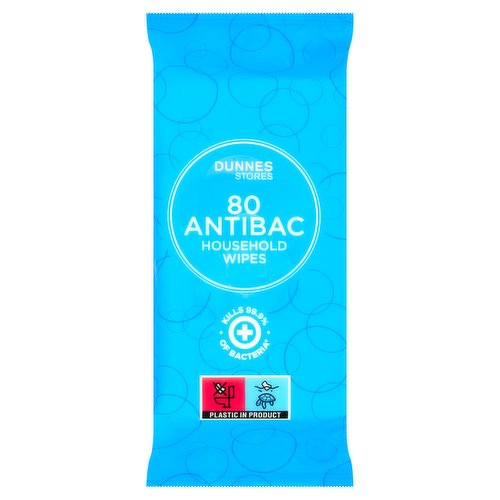 Dunnes Stores 80 Antibac Household Wipes