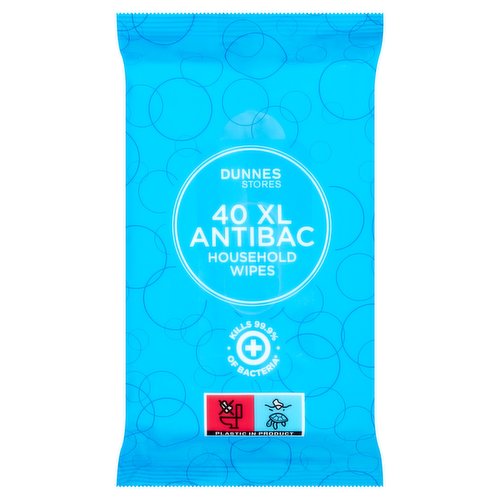 Dunnes Stores XL Antibac 40 Household Wipes