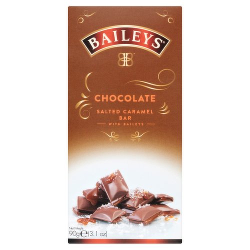 Baileys Chocolate Salted Caramel Bar with Baileys 90g