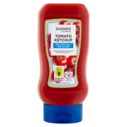 Dunnes Stores Reduced Salt and Sugar Tomato Ketchup 460g