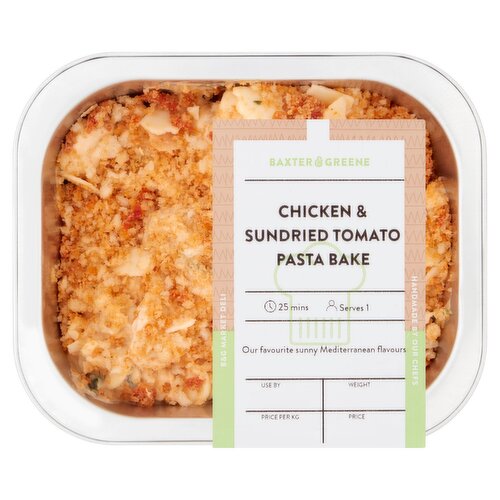 Baxter & Greene Chicken & Sundried Tomato Pasta Bake 350g