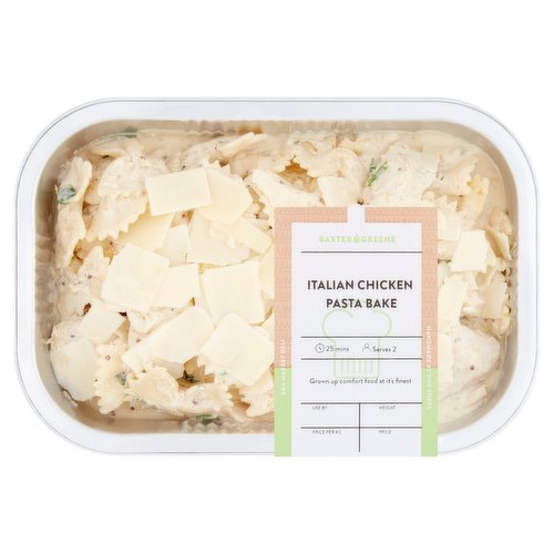 Baxter & Greene Italian Chicken Pasta Bake 650g