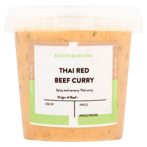 Baxter & Greene Thai Beef Red Curry 620g