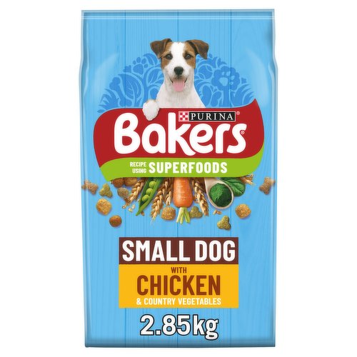 BAKERS Small Dog Chicken Dry Dog Food 2.85kg