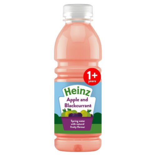 Heinz Splash! Apple and Blackcurrant Spring Water with Natural Fruity Flavour 1 + Years 500ml