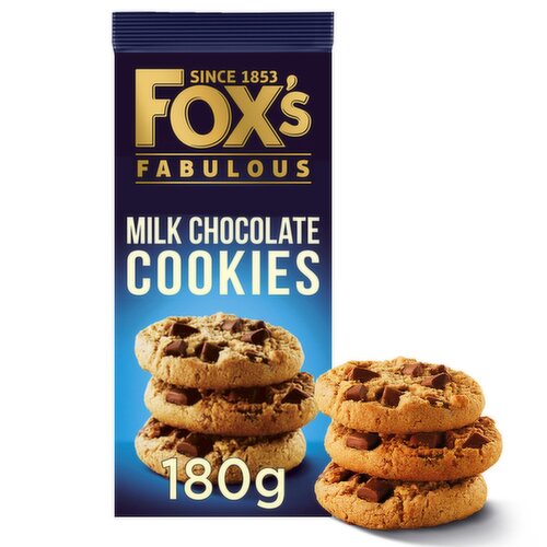 Fox's Fabulous Milk Chocolate Cookies 180g