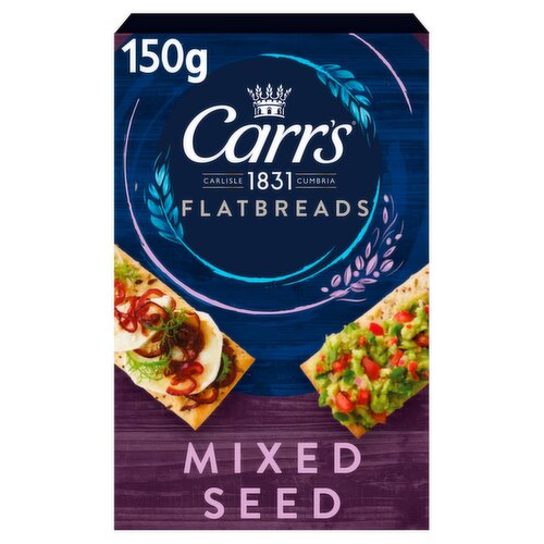 Carr's Flatbread Mixed Seeds Crackers 150g