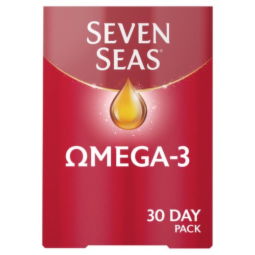 Seven Seas Omega-3 Fish Oil with Vitamin D 30 Capsules