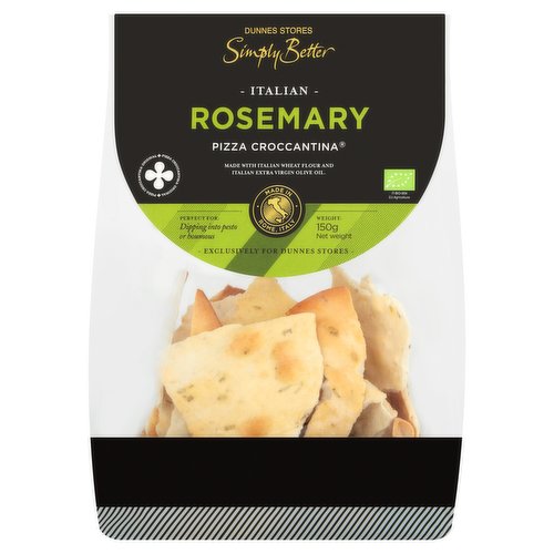 Dunnes Stores Simply Better Italian Rosemary Pizza Croccantina 150g