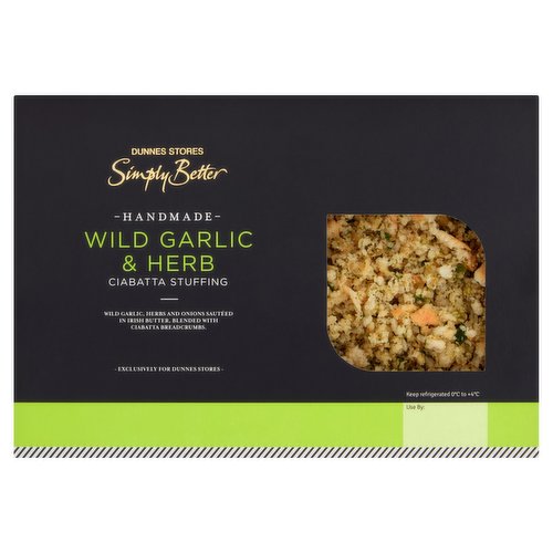 Dunnes Stores Simply Better Handmade Wild Garlic & Herb Ciabatta Stuffing 225g