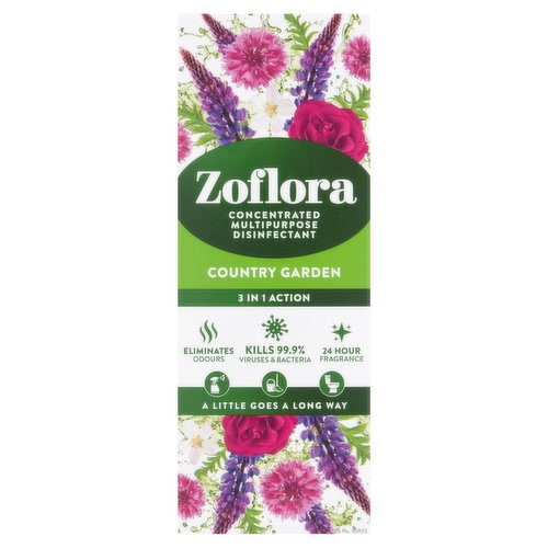 Zoflora Concentrated Multipurpose Disinfectant Country Garden 120ml