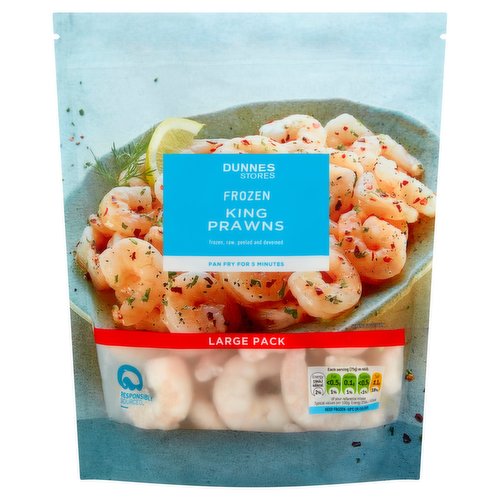 Dunnes Stores Frozen King Prawns 750g