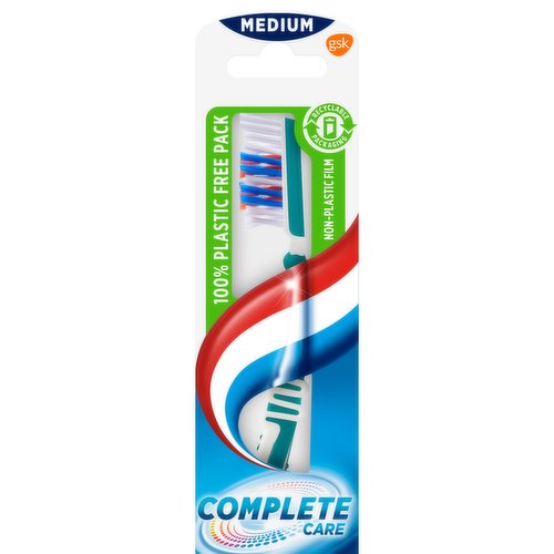 Aquafresh Adult Toothbrush, Complete Care, Medium