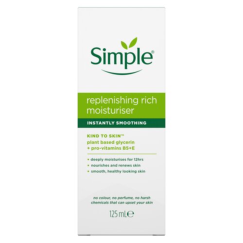 Simple Kind to Skin Rich Moisturiser Replenishing 125 ml 