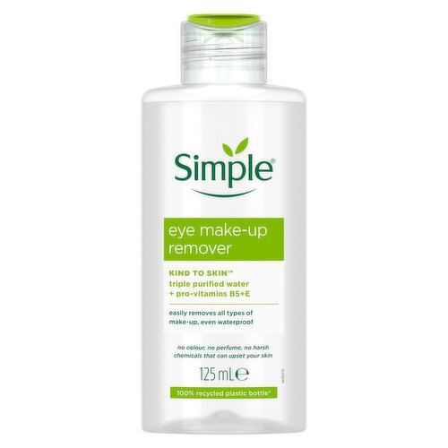 Simple  Eye Make-Up Remover Kind to Skin 125 ml 