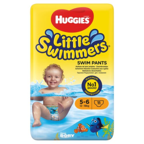 Huggies Diapers Little Swimmers 11 Swim Pants 5-6 12-18kg