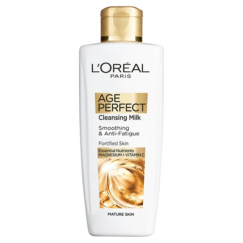 L'Oreal Paris Age Perfect Smoothing & Anti Fatigue Vitamin C Cleansing Milk 200ml