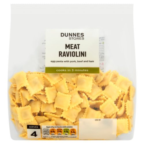 Dunnes Stores Meat Raviolini 500g