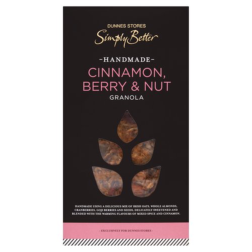 Dunnes Stores Simply Better Cinnamon Berry & Nut Granola 500g