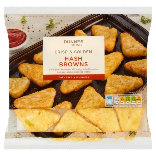 Dunnes Stores Crisp & Golden Hash Browns 600g