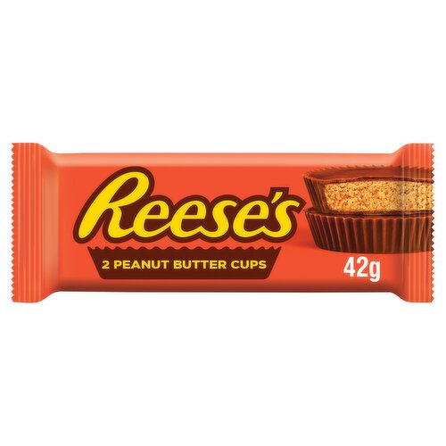 Reese's Milk Chocolate and Peanut Butter Cups, 2 Pack, 42g