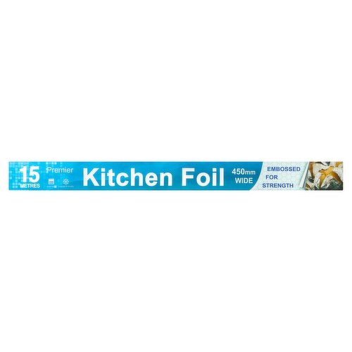 Kitchen Foil<br/><br/><b>Further Description</b><br/>This product complies with materials and articles in contact with food. EU Directive 1935/2004<br/><br/><b>Features</b><br/>Oven safe<br/>Freezer friendly<br/>Embossed for strength<br/><br/><b>Safety Warning</b><br/>Caution<br/>
Keep foil away from exposed electrical elements.<br/>
Storing food in metal containers with foil is not advisable.<br/>
Salt in food can occasionally attack foil and cause small holes to appear.<br/>
To help prevent this - lightly coat the foil with oil prior to cooking or storing.<br/>
Do not allow foil to come into direct contact with acidic foods - e.g. rhubarb and citrus fruits.<br/>
Do not allow foil to come into contact with a naked flame.<br/>
Do not use in microwave ovens.<br/><br/><b>Storage Type</b><br/>Ambient<br/><br/><b>Storage</b><br/>Store in a cool dry place<br/><br/><b>Preparation and Usage</b><br/>Uses<br/>
Keeps food fresh and hygienic.<br/>
Keeps in flavour, moisture and juices.<br/>
Helps even cooking.<br/>
Perfect for storing most foods.<br/><br/><b>Company Name</b><br/>Ballybrit Industrial Estate Upper<br/><br/><b>Company Address</b><br/>Galway,<br/>
Ireland,<br/>
H91 E0EN.<br/><br/><b>Telephone Helpline</b><br/>+353 (0)91 771588<br/><br/><b>Web Address</b><br/>www.westernplastics.ie<br/><br/><b>Return To</b><br/>Ballybrit Industrial Estate Upper,<br/>
Galway,<br/>
Ireland,<br/>
H91 E0EN.<br/>
Tel: +353 (0)91 771588<br/>
www.westernplastics.ie<br/><br/>