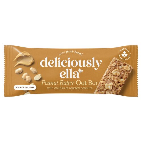 deliciously ella Peanut Butter Oat Bar 50g