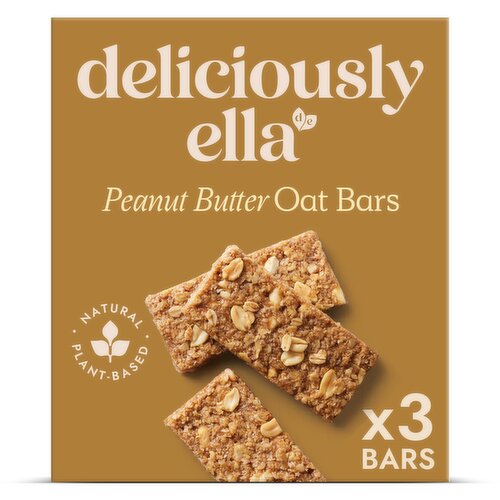 Deliciously Ella Peanut Butter Oat Bars 3 x 50g