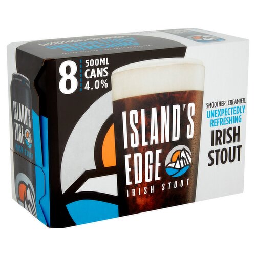 <b>Features</b><br/>Unexpectedly Refreshing<br/>Brewed with Tea for Added Refreshment<br/><br/><b>Pack Size</b><br/>500ML ℮<br/><br/><br/><b>Ingredients</b><br/>Water<br/>Malted <span style='font-weight: bold;'>BARLEY</span><br/>Malted <span style='font-weight: bold;'>WHEAT</span><br/><span style='font-weight: bold;'>BARLEY</span><br/>Hop Extract<br/>Black Tea Extract<br/>Basil Extract<br/>Nitrogen<br/><br/><b>Allergy Text</b><br/><span style='font-weight: bold;'>CONTAINS BARLEY & WHEAT</span><br/><br/><br/><b>General Alcohol Data</b><br/>Alcohol By Volume - 4.0<br/><br/><b>Lower Age Limit</b><br/>Statutory - Years - 18<br/><br/><b>Number of Units</b><br/>8<br/><br/><b>Storage Type</b><br/>Ambient<br/><br/><b>Preparation and Usage</b><br/>Flip, Pour, Settle & Enjoy<br/><br/><b>Safety Statements</b><br/>Do not drive<br/>Pregnancy Warning<br/><br/><b>Company Name</b><br/>Heineken Ireland Ltd.<br/><br/><b>Company Address</b><br/>Heineken Ireland Ltd.,<br/>
Leitrim Street,<br/>
Cork,<br/>
Ireland.<br/><br/><b>Telephone Helpline</b><br/>0818 514466<br/><br/><b>Web Address</b><br/>www.islands-edge.ie<br/><br/><b>Return To</b><br/>Heineken Ireland Ltd.,<br/>
Leitrim Street,<br/>
Cork,<br/>
Ireland.<br/>
Consumer Information Hotline 0818 514466<br/>
www.islands-edge.ie<br/>