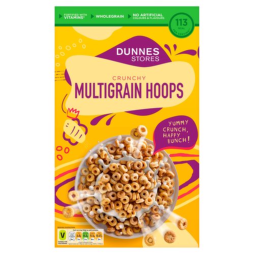 Dunnes Stores Crunchy Multigrain Hoops 500g