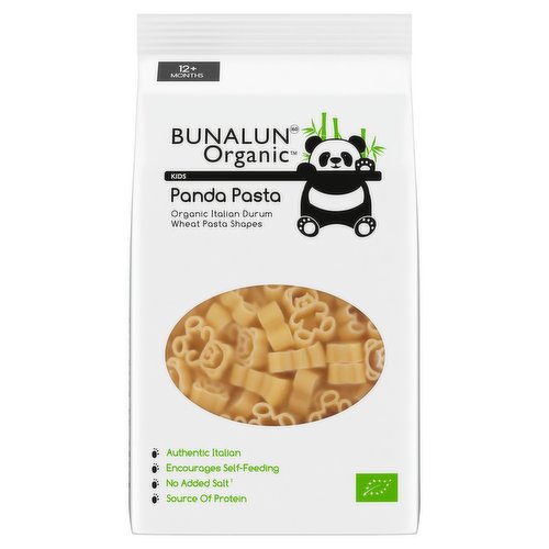 Bunalun Organic Kids Panda Pasta 12+ Months 250g