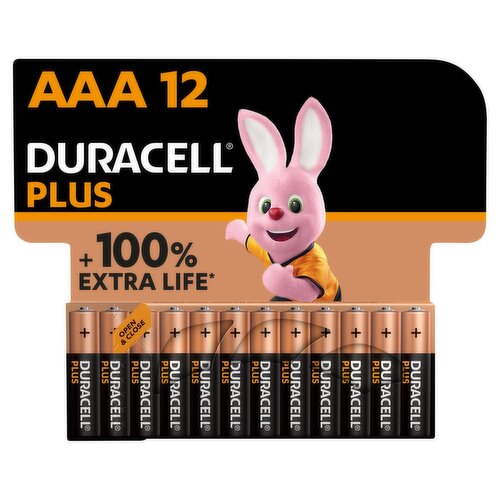 Duracell Plus AAA 12 Pack