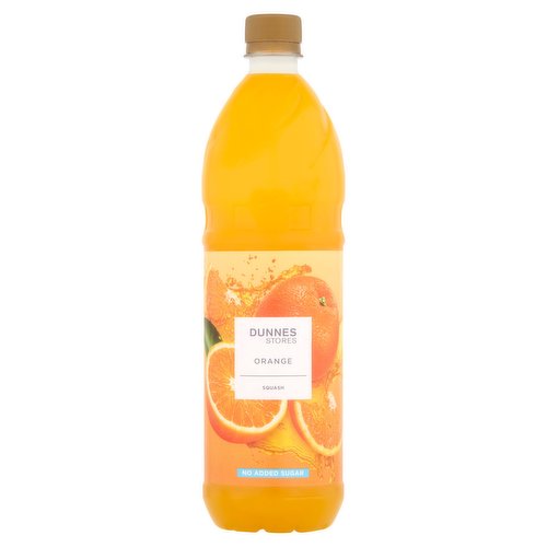 Dunnes Stores No Added Sugar Orange Squash 1L