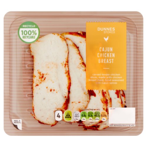 Dunnes Stores Cajun Chicken Breast 140g