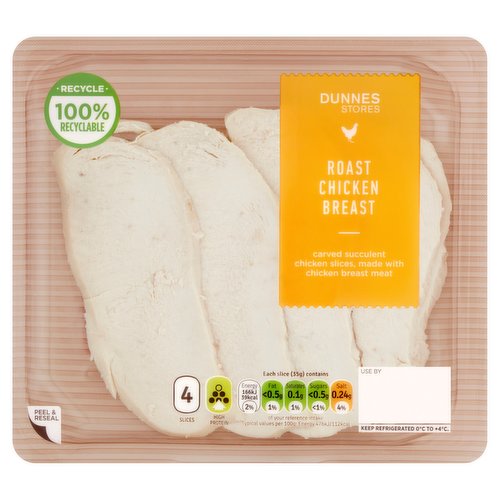 Dunnes Stores Roast Chicken Breast 140g