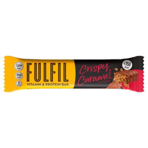 Fulfil Vitamin & Protein Bar Crispy Caramel Flavour 37g