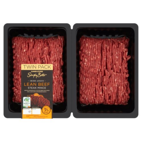 Dunnes Stores Simply Better Twin Pack Irish Angus Lean Beef Steak Mince 700g