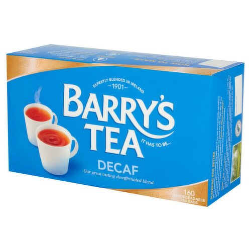 Barry's Tea Decaf 160s Teabags 500g