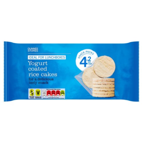 Dunnes Stores Yogurt Coated Rice Cakes 4 x 30g