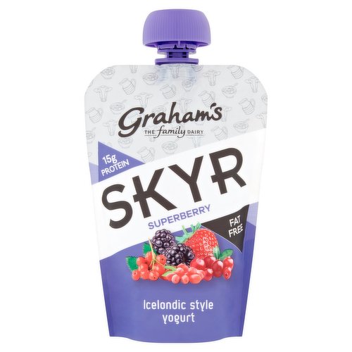 Graham's The Family Dairy Skyr Superberry Icelandic Style Yogurt 150g