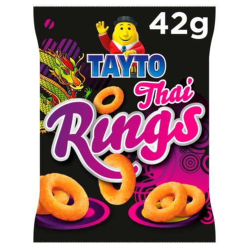 Tayto Thai Rings Oriental Spice Flavour 42g