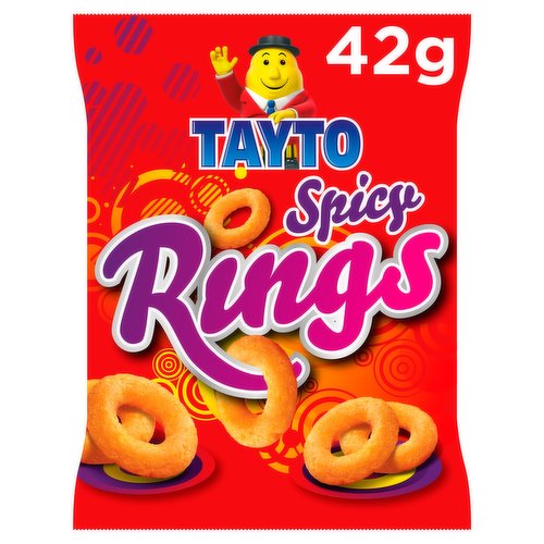 Tayto Spicy Rings Spicy Flavour 42g