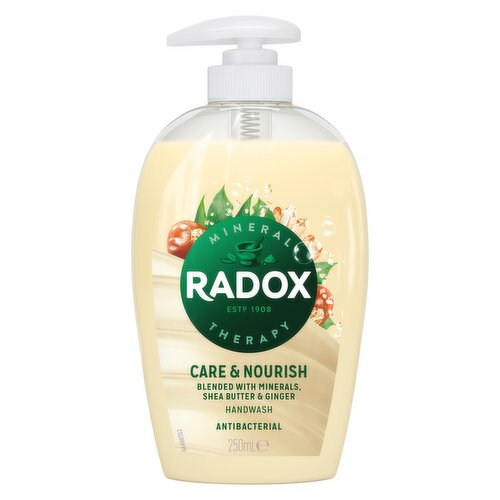 Radox Mineral Therapy Shea Butter & Ginger Antibacterial Handwash 250ml