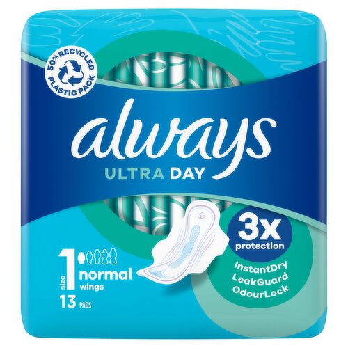 Always Ultra Day Pads Normal (S1) Wings x13