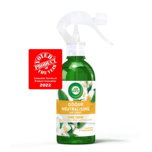 Air Wick Air Freshener Room Spray, Fresh Dew & White Jasmine 237ml