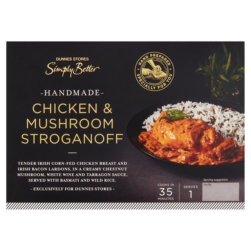 Dunnes Stores Simply Better Handmade Chicken & Mushroom Stroganoff 450g