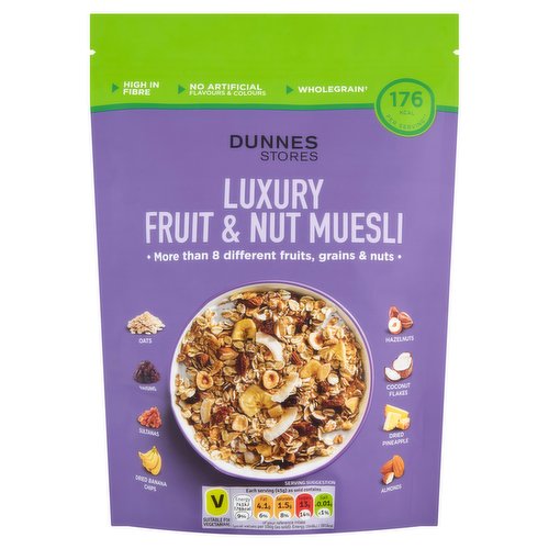 Dunnes Stores Luxury Fruit & Nut Muesli 500g