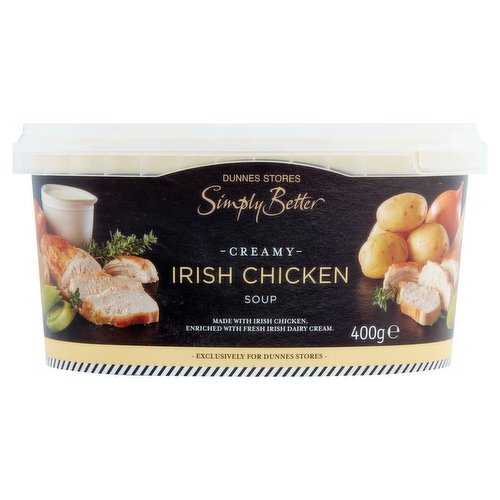 Dunnes Stores Simply Better Creamy Irish Chicken Soup 400g
